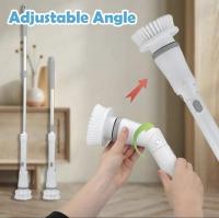 Cepillo limpieza hogar eléctrico,Fregadora Giratoria Eléctrica, 8 en 1, Inalámbrico 360, para Baño y Azulejos de Piso - details 12