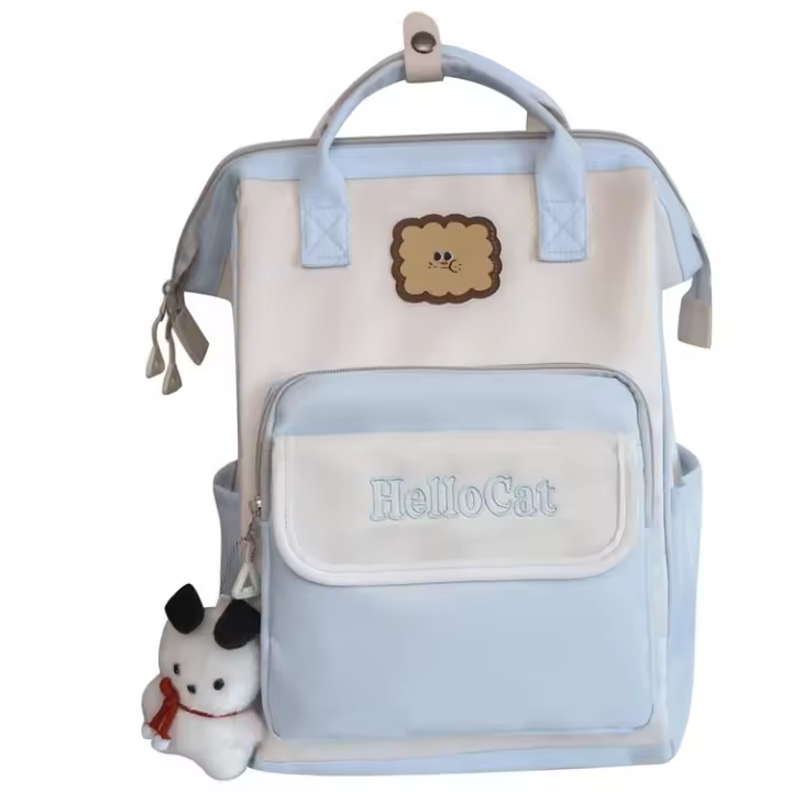 Mochila Escolar Secundaria Material de Nylon para Forro y Exterior Dulce y Fresco - 1