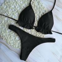 Conjunto de Bikini Brasileño de Verano Traje de Baño Sexy con Parte Superior de Vendaje, Parte Inferior de Tanga, Traje de Playa con Cordones - details 2