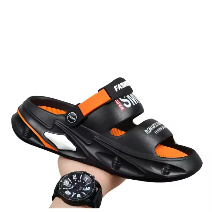Los hombres de la moda sandalias al aire libre zapatillas playa cómodos zuecos de suela gruesa de los hombres zapatos Casual zapatos de jardín de las mujeres de los hombres sandalias de playa - 1