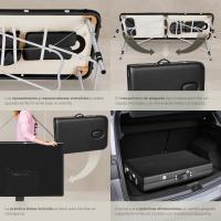 Mesa de Masaje Profesional Camilla Plegable Ajustable en Altura, 2 Zonas, con Bolsa de Transporte - details 4