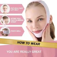 Banda en V transpirable, mascarilla adelgazante V-Line, reduce la silueta, doble Reu V5U8 - details 7