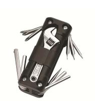 Combinación de herramientas multifuncionales para exteriores, destornillador, llave de tubo, mantenimiento ajustable, desmontaje, bicicleta, motocicleta - details 0