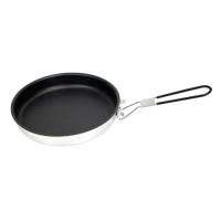 Sartenes Sartén antiadherente de aleación portátil con mango 24 cm Sartén recubierta para acampar Utensilios de cocina para senderismo - details 4