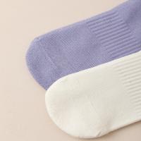 Calcetines de Yoga de felpa para mujer, medias de algodón y silicona, antideslizantes, medias de media pantorrilla, calcetines de piso para Pilates, baile en interiores, Fitness, deportes - details 11