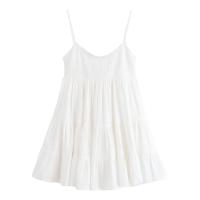 Ropa de mujer europea y americana, camisón de tirantes cortos de tul popular - details 2