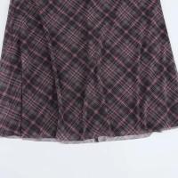 Falda de Tul a Rayas BUNO-Moda de Primavera para Mujeres Color Contrastado, Hembra A-línea, Estilo Europeo y Americano - details 2