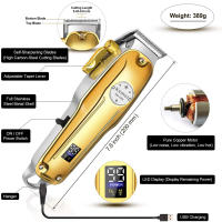 Kemei-cortadora de pelo profesional para hombre, máquina cortadora de pelo eléctrica con hoja en T de 0mm, maquinilla de afeitar para Barba, corte de pelo, KM-5098 - details 10