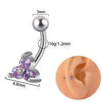 Piercing para cejas de titanio, 1 piezas, G23, Daith, anillo cómodo, curvado, Tragus, pendiente, hélice delantera, Piercings Carti - details 9