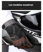 YOUHOO Guantes de Moto Transpirables de Cuero, Guantes de Cricket de Dedo Segmentado con Cierre de Tirón Hechos en China, Cuidado del Deportes con Lavado de Manos - details 0