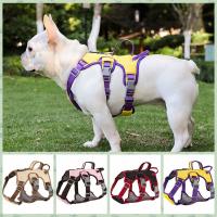 Correa reflectante de nailon para el pecho de cachorro, arnés de seguridad para perro Oxford, transpirable, ajustable, a prueba de explosiones, chaleco para caminar - details 6