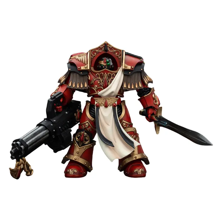 JOYTOY Figura de Acción 1/18 Crimson Paladins Escuadrón Cañón de Asalto Iliastus Incluido - 1