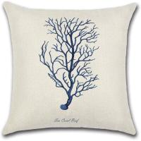 Fundas de Almohada Decorativas de Poliéster 45x45cm Juego de Mar y Coral Lavado en Máquina - details 4