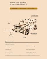 Rompecabezas de madera 3d para niños, conjunto de modelos de construcción mecánicos Montessori DIY, juguetes para construir motocicletas, dirigibles, coches, trenes - details 14