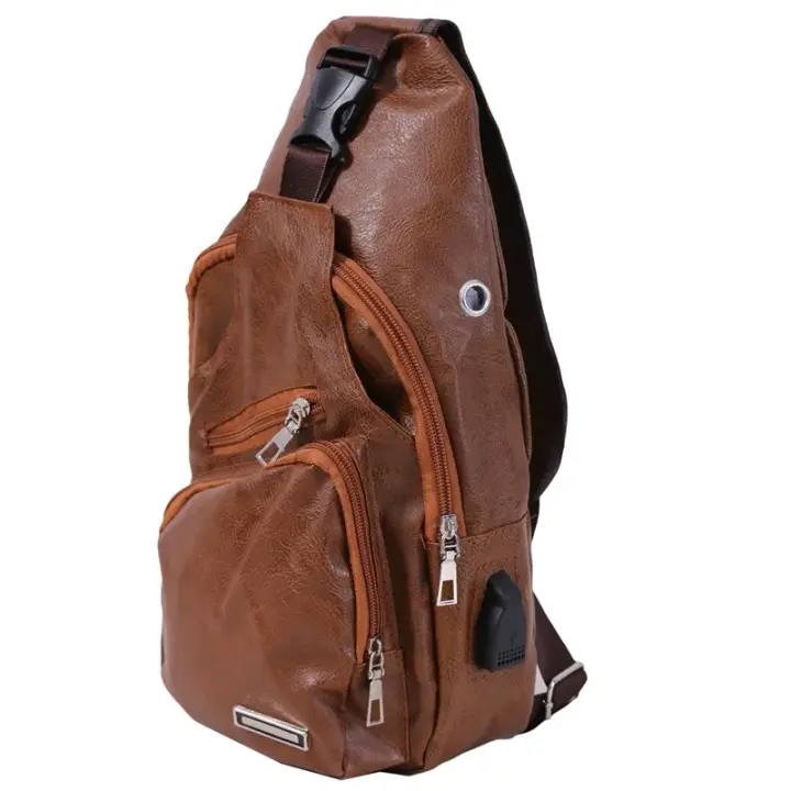 Bolsos cruzados, bolso de pecho para hombre, diseñador sin tirantes, paquete diagonal, nueva mochila 2025 - 1