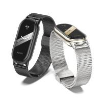 Correa Mi Band 9 8 para pulsera Mi Smart Band 9 NFC versión Global correas de reloj de acero inoxidable Miband 8 correas de Metal - details 1