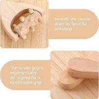 Masajeador de Musculos de Madera Pura Ligero, Natural, Cuidado de la Piel para Cintura, Muslos, Piernas, Manos, Cuerpo Completo - details 2