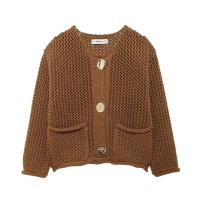 TRAF Pantalones de Punto para Mujer Otoño-Invierno Suéter Casual con Botones Largos - details 2