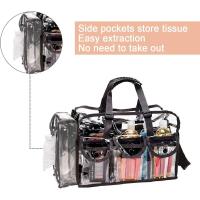 5 Bolsillos Exteriores, Bolsa de Maquillaje Impermeable y Transparente con Correa Hombre para Viernes en la Playa - details 1
