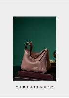 Bolso de Hombro Geométrico de Cuero Genuino Bolso Cruzado de Cuero de Vaca de Primera Capa para Viajeros - details 13