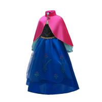 Disfraz de princesa Anna verde para niñas pequeñas, disfraz de Halloween, vestido elegante para fiesta de cumpleaños, vestido de carnaval - details 38