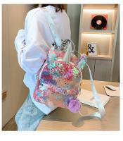 Unicornio mochila escolar, portátil, casual, niñas, colorido fresco, bola de piel lindo, lentejuelas bolsa de hombro - details 6
