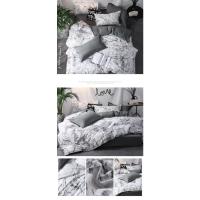 Juego de Ropa de Cama de Lujo Moderna para Pareja en Negro con Funda de Edredón y Funda de Almohada para Cama Doble Queen/King y Cama Individual Conjunto de 3 Piezas - details 1