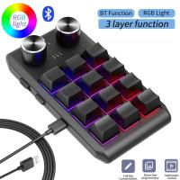 Teclado de programación ro personalizado, periférico con Bluetooth, RGB, 12 teclas, copia y pasta, Mini botón para juegos, mecánico, Hotswap, ropad - details 0