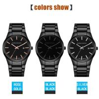 Moda de lujo premium para hombres Reloj Estilo de negocios Movimiento de calendario Correa de acero inoxidable Reloj de pulsera de cuarzo deportivo impermeable al aire libre - details 3