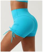 Pantalones Cortos de Yoga con V-Shape Hip Lifting Secado Rápido Diseño de Cordón - details 3