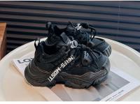 Zapatillas deportivas de malla para niño y niña, zapatos versátiles a la moda, antideslizantes, Color liso, 2024 - details 16