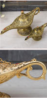 Lámpara de Wishings Mágica Aladdin Decoración Creativa Nórdica para el Hogar Artesanías de Metal - details 6