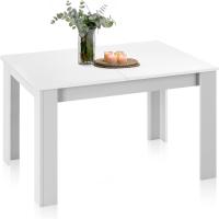 Mesa de Comedor Extensible Diseño Rectangular Danna Acabado en Blanco Artik y Roble Canadian - details 19