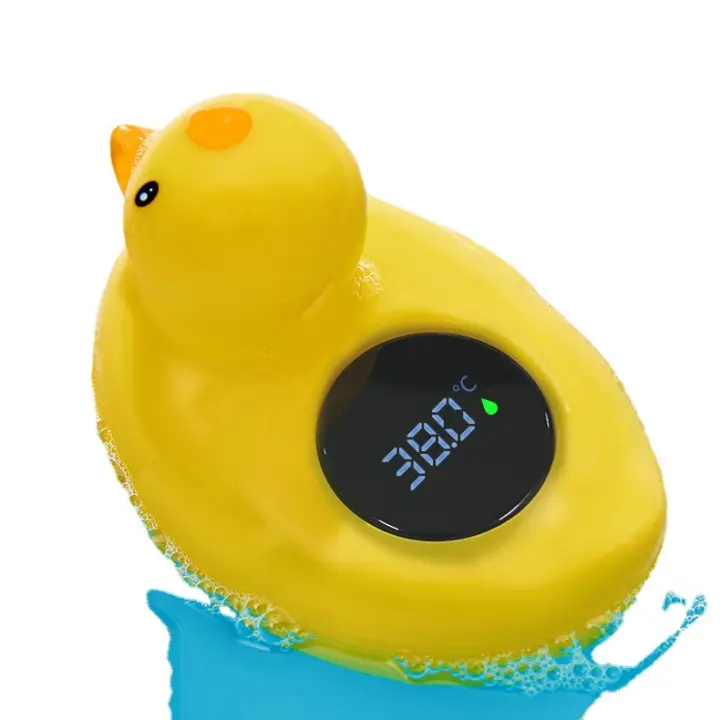 Sensor de Temperature Seguro with Diseño de Pato Termómetro de Agua para Baño de Bebé - 1