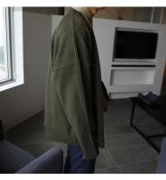 Cardigan de Punto para Hombres Cuello en V, Un solo Pecho, Color Sólido, Estilo Otoñal - details 7