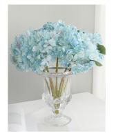 Ramo de hortensias de tela de seda DIY, paquete de flores artificiales Retro Vintage, decoración de boda de flores falsas - details 14
