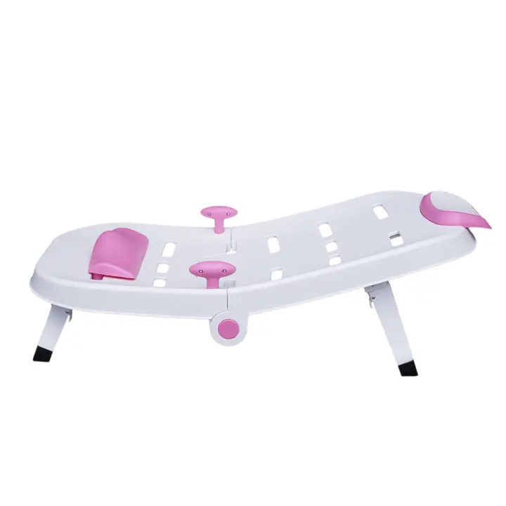 Silla de Baño para Bebé Plegable Asiento de Lavado de Cabello Ajustable para Niños de 6-10 Años - 1