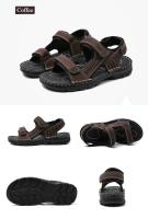 Sandalias deportivas para hombre, correas ajustables, sandalias de senderismo para interiores y exteriores, sandalias informales con punta abierta para caminar, zapatos de agua para playa de verano - details 18