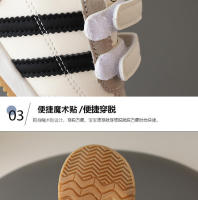 Zapatos para bebés y niños en tres colores, zapatillas deportivas de ocio con costuras, antideslizantes y de suela suave. - details 4