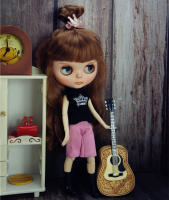 Ropa de muñeca Licca Kids set de moda hecho a mano con abrigo Blythy Sweetpie y falda TUTU para juguetes de 1/6 - details 31