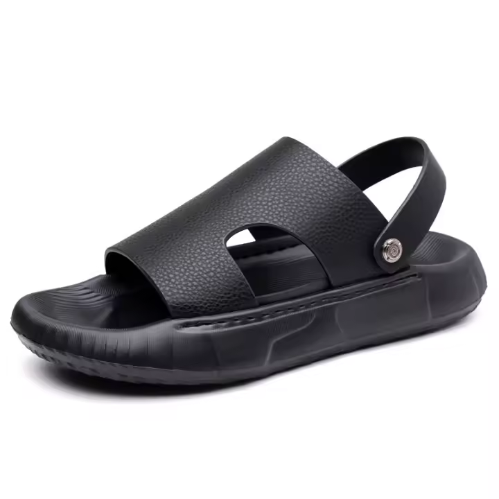 Sandalias de verano para hombre, nuevas, de suela suave, de piel suave, para playa, con suela gruesa - 1