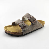 Zapatillas de cuero de vacuno, zapatillas frescas, zapatos de playa de verano, suela antideslizante suave, zapatos de pareja para hombres y mujeres - details 21
