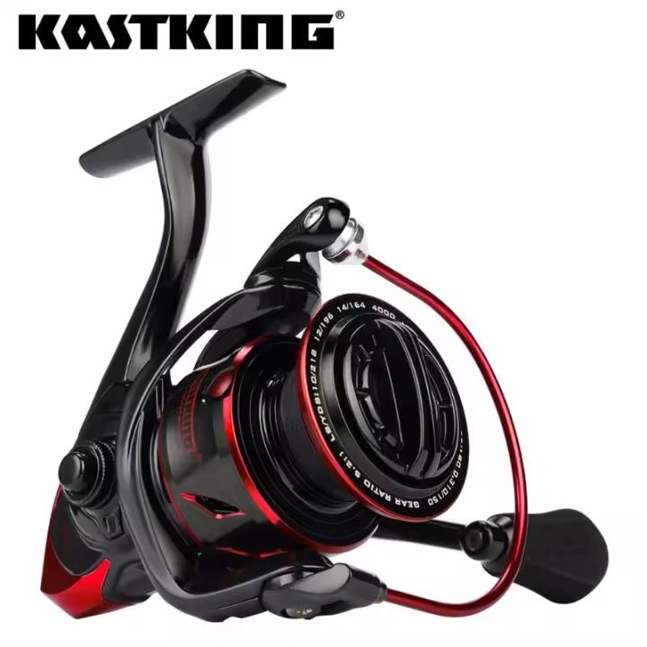 KastKing-carrete giratorio Sharky III 5,2: 1 innovador, resistencia al agua, 18KG, potencia de arrastre máxima, pesca de Lucio - 1