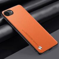 Funda de cuero PU de lujo para iPhone 16E, cubierta trasera de silicona mate, funda de protección para iPhone 16 E - details 15