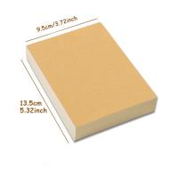 Cuaderno de borrador en blanco A6 a la moda, Bloc de notas grueso fácil de arrancar, 252 hojas de papel para mensajes, papelería para cuaderno de oficina DIY - details 0