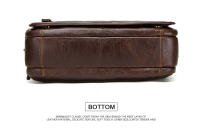 CONTACT'S-bolso bandolera de cuero de vaca para hombre, bandolera grande, informal - details 9