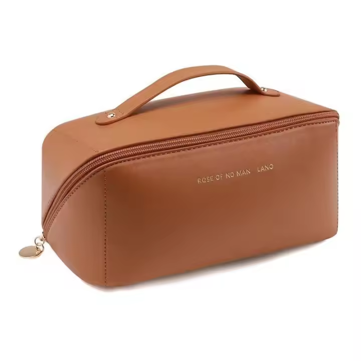Organizador de maquillaje, kit de aseo femenino, estuche de maquillaje, bolsa de almacenamiento, caja de lujo para mujer, bolsa de cosméticos, bolsa organizadora para viaje con cremallera - 1
