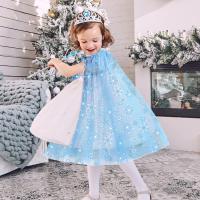 Disfraz de Princesa para Niñas Capa de Copo de Nieve Brillante Perfecto para Carnaval de Cumpleaños, Disfraz de Mascarilla de Navidad - details 3