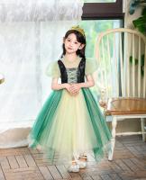 Disfraz de princesa Anna verde para niñas pequeñas, disfraz de Halloween, vestido elegante para fiesta de cumpleaños, vestido de carnaval - details 48