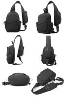 Bolso de pecho antirrobo para hombre, pequeña mochila de viaje para mujer, bolso impermeable de nailon para deportes al aire libre, bandolera tipo bandolera - details 10